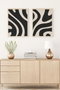 Wallity Huhu203 Cuadros Decorativos Enmarcados de 50 x 70 cm (2 Piezas)